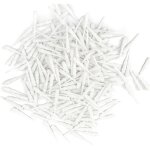 200 pi�ces pointe plastique pour flechette 27 mm embout flechette 2ba blanc pointes de fl�chettes