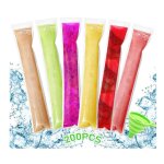 200 pices sacs popsicle moule  glace sacs de sucettes glaces popsicle pochettes moule glace  leau ...