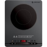2000w plaque de cuisson induction portable avec fonctionnement silencieux 9 niveaux de puissance et de ...