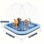 200cm multicolore confort quotidien tapis eau extra large pour chiens piscine pour enfants - pliable ...
