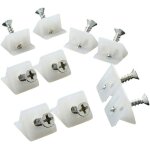 200pi�ces renfort tiroir �querre blanc vis r�paration fixation tiroir �tag�re de meuble bas affaissement ...