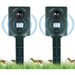 2023 2x rpulsif chat jardin  ultrasons rpulsif chats avec piquet au sol prvenir les chiens et les ...