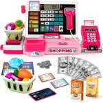 2025 caisse enregistreuse pour enfant jouet caisse enregistreuse avec vraie calculatrice pour enfants ...