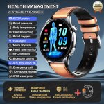 2025 ecg + ppg diagnostic de sant montres lipide bp traqueur de frquence cardiaque nfc sport montre ...