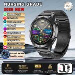 2025 nouveau pour huawei ecg + ppg traitement laser sant� montre intelligente cardiaque hommes hd appel ...