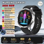 2025 nouveau pour huawei ecg + ppg traitement laser sant� montre intelligente cardiaque hommes hd appel ...
