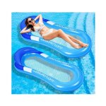 2025 nouveaux matelas piscine gonflable160x90cm bouee piscine avec filetmatelas pneumatique flottant ...