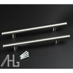 Poign�e de meuble t - barre en acier inoxydable - lot de 20 - entraxe 160mm - mod�le moderne
