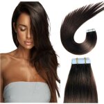 20pcs extensions de cheveux adhesive bande adhésive ruban adhésif tape in 51cm châtain foncé 20pcs extensions de cheveux adhesive bande adhésive ruban adhésif tape in 51cm châtain foncé