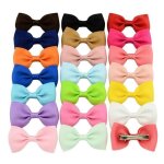 20pcs pince � cheveux fille mode n?ud papillon barrettes accessoire de cheveux cadeaux bijoux pour enfants ...
