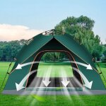 210 * 200 * 135cm tente verte dextrieur 3 - 4 personnes - convient pour la randonne sauvage le camping ...