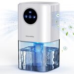 225w dshumidificateur dair rservoir deau de 1700ml 350ml / jour pour espace de 5  20m led 7 couleurs ...