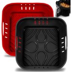 22cm air fryer accessoires moule silicone air fryer xxl pour cosori 55l 64l friteuse sans huile pliable ... 22cm air fryer accessoires moule silicone air fryer xxl pour cosori 55l 64l friteuse sans huile pliable ...