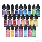 24 couleurs bougie colorants pigment liquide colorant pigment bricolage bougie savon coloration artisanat ...