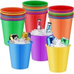24 paquets de seaux � glace en plastique pour les f�tes support de glace portable pour seau � vin de ...