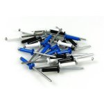 Rivets expansibles - 24 rivets alu 42mm - plaque dimmatriculation - coloris assortis