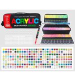 240 couleurs feutre acrylique tête de brosse douce marqueur peinture acrylique pour coloriage verre tissu ... 240 couleurs feutre acrylique tête de brosse douce marqueur peinture acrylique pour coloriage verre tissu ...
