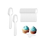 240 pi�ces cuill�res en transparent 75cm petites cuill�res � dessert en plastiquemini cuill�res de d�gustation ...