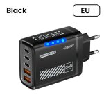 240w chargeur rapide type c charge rapide 3. 0 5 ports usb c adaptateur de chargeur mural pour iphone ...
