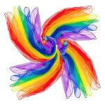 24pcs echarpes de jonglage pour enfants echarpes de musique de danse echarpes color�es echarpes de mouvement ...