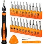 24pcs kit tournevis de prcision outillage set avec torx t1 t2 t3 t5 t6 t8 t9 t15 phillips triwing y00ph000 ...