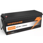 24v 100ah lifepo4 batterie 200a bms protection contre les basses tempratures 15000 cycles pour camping ...