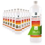 H�fer chemie bio�thanol 966% premium 24 x 1 l - pour chemin�e de table chemin�e & d�co de jardin - sans ...