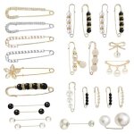 25 broches en perles pour vêtements de femme pull châle cardigan robe jupe 25 broches en perles pour vêtements de femme pull châle cardigan robe jupe