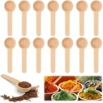 25 pi�ces mini cuillere a epices petite cuillere en bois petite cuill�re en bois mini cuill�res de service ...