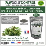 250 g engrais special chanvre npk 8 3 6 stimule une croissance vigoureuse et un developpement harmonieux ...