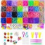 2500 + elastique bracelet kit 40 grilles bricolage �lastique loom bands kit enfant caoutchouc bracelet ...