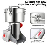 2500g moulin � �pices �lectrique inoxydable - moulin � grains �lectrique - 32000tr - min - 4200w - pour ...