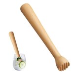 25cm  3. 5cm pilons de bar en bois broyeur en bois pour cocktails pilon de fermentation broyeur  cocktail ...