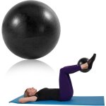 25cm ballon pilates ballon gym avec paille de gonflage ballon fitness de gymnastique ballon de grossesse ...