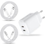 25w chargeur rapide avec c�ble pour ipad pro 12. 9 / 11 / 10. 2 / 9. 7ipad air 2 / 3 / 4 / 5ipad 2021 ...