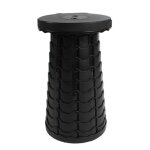 26 * 26 * 6. 5 - 45cm tabouret pliant pratique - noir - quiienclee - pour le camping et la p�che en plein ...