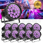 270w jeux de lumière - jajaluya 18 led lumière de scène - pour dj disco fête - pack de 10 270w jeux de lumière - jajaluya 18 led lumière de scène - pour dj disco fête - pack de 10