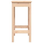 ?27547?2 pièces chaises de bar et cuisine 40x40x78 cm bois de pin solide - l40x p40xh78 cm ?27547?2 pièces chaises de bar et cuisine 40x40x78 cm bois de pin solide - l40x p40xh78 cm