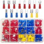 280 pi�ces 15 types cosses electriques a sertir connecteurs anneau plates fourches cosses et kits avec ...
