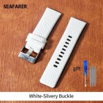 28mm - en assassinant blanc - bracelet de montre en cuir véritable pour montres diesel dz4386 1657 1399 ... 28mm - en assassinant blanc - bracelet de montre en cuir véritable pour montres diesel dz4386 1657 1399 ...