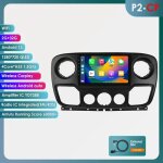 2din autoradio android 13 pour renault master iii 3 opel movano nissan nv400 carplay gps wifi usb rds ...