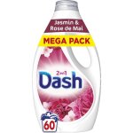 2en1 lessive liquide jasmin et rose de mai 60 lavages 3 semaines de fra�cheur avec lenor notes florales ...