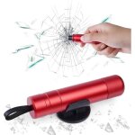 2en1 marteau brise vitre pour voiture - brise vitre et coupe ceinture avec socle pour sauvetage durgence ...