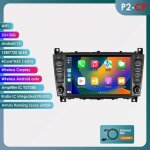 2g + 32g carplay android 13 gps autoradio pour mercedes benz c - class w203 / clc w203 2din wifi bluetooth ...
