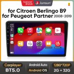 [2go + 32go]junsun autoradio android 13 pour citroen berlingo b9 2008 - 2019 carplay & android auto9 ...