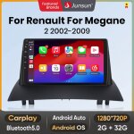 [2go + 32go]junsun autoradio android 13 pour renault megane 2 2002 - 2009 carplay & android auto9 pouces ...