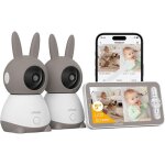 2k / 3mp 5 babyphone 2 cam�ra bebeptz 360� baby phone vid�o visiophone avec alertes intelligentes / vision ...