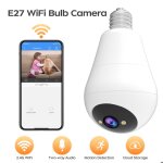 2k cam�ra ip wifi e27 ampoule cam�ra de surveillance maison suivi automatique bidirectionnel audio s�curit� ...