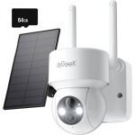2k camera surveillance wifi ext�rieure sans fil camera exterieur solaire vision nocturne couleur pir ...