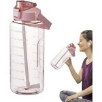 2l gourde gradu�egourde 2l motivation avec marqueur et paillebouteille deau anti - fuite pour le fitness ...
